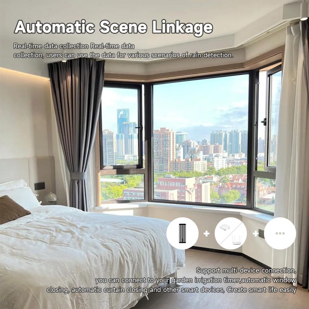 Sensor de lluvia Tuya ZigBee,  - Home Automation Technology reseña y precio